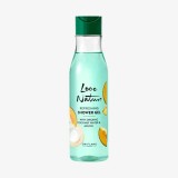 Gel de duş revigorant cu apă de nucă de cocos &amp; pepene galben organic Love Nature (Oriflame)