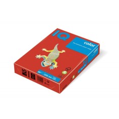 Hartie copiator IQ Color intens A4 80g/mp, 500 coli/top, coral red, Mondi
