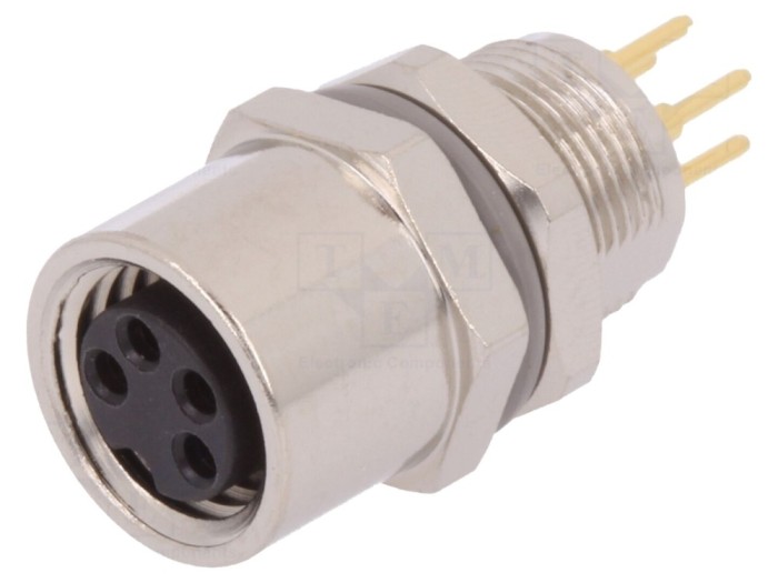 Conector M8 Mamă 4 PIN IP67