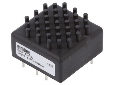 Convertor DC/DC 20W 42-176V la 15V/-15V foto