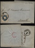 Austria 1863 Postal History Rare Cover 15kr WIEN to NEUSOHL UNGARN D.1039