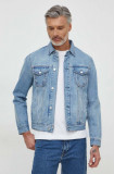 Armani Exchange geaca jeans barbati, de tranzitie