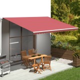 Cumpara ieftin P&acirc;nză de rezervă pentru copertină, roșu vișiniu, 5x3,5 m