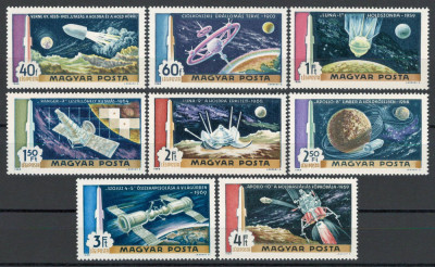 Ungaria 1969 Mi 2547/54 MNH - Calea catre Luna foto