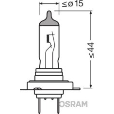 BEC 12V H7 55 W ORIGINAL OSRAM
