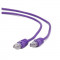 Cablu patchcord gembird RJ45, cat. 6,FTP, 3m, purple