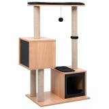 Cumpara ieftin Ansamblu pentru pisici, covoraș din funie de sisal, 104 cm
