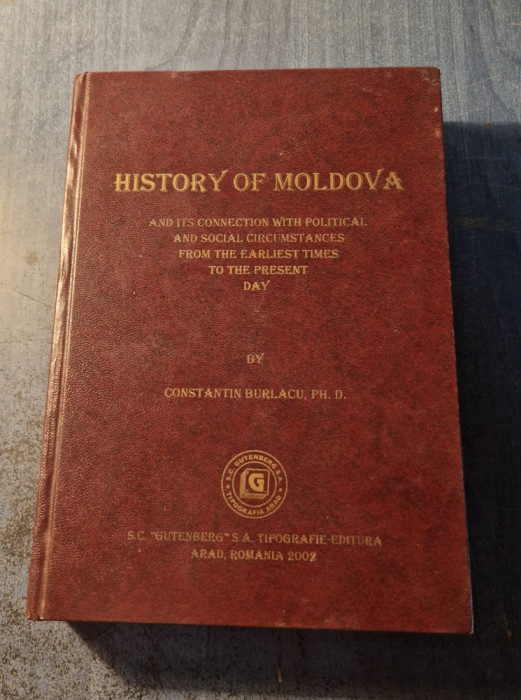 History of Moldova Constantin Burlacu