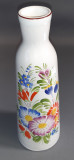 Vaza veche din ceramica traditionala ceha, cu motive florale - Chodovia Cehia
