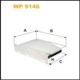 Filtru, aer habitaclu WIX FILTERS WP9146 / C167, Volkswagen