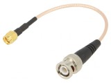 Cablu BNC-SMA 50&Omega; 0,15m Ecranat -65&divide;150&deg;C