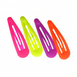 Set 4 clame de par culori neon