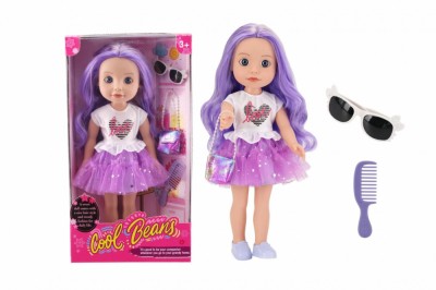 PAPUSA FASHION CU ACCESORII, MOV foto