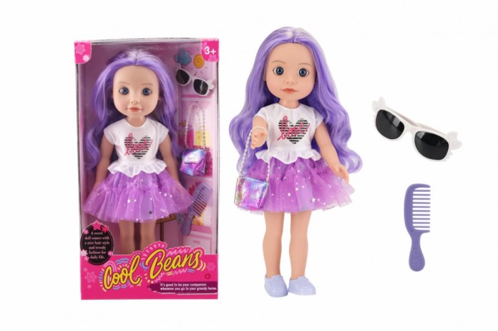 PAPUSA FASHION CU ACCESORII, MOV