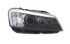 Far Bmw X3 (F25), 11.2010-04.2014, partea Dreapta, xenon; cu lumina timp de zi tip LED; D1S+PY21W; electric; fara bec descarcare; fara ballast; cu mo, TYC