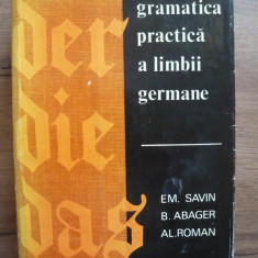 SAVIN / ABAGER / ROMAN - GRAMATICA PRACTICA A LIMBII GERMANE - 1968