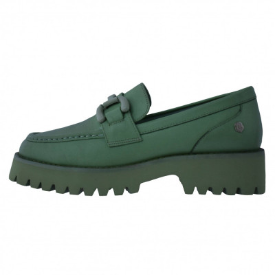 Pantofi damă, piele naturală, marca Carmela, 160689-B1-44, verde deschis foto