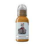 Tus Tatuaje World Famous 30ml Pancho Gold - Cerneala Tattoo Profesionala Vegana, Pigment Intens, Aplicare Usoara