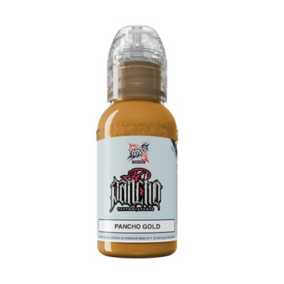 Tusuri Tatuaje - Culori WORLD FAMOUS 30 ml - Pancho Gold foto
