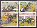 Somalia 2000 cai echitatie MI 832-835 MNH, Nestampilat