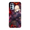 Husa compatibila cu Oppo Find X3 Pro model Alter Saber Fate Grand Order, Silicon, TPU, Viceversa, Transparent, Carcasa