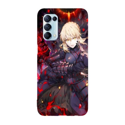 Husa compatibila cu Oppo Find X2 Pro model Alter Saber Fate Grand Order, Silicon, TPU, Viceversa foto