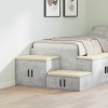 VidaXL Dulap de depozitare Gri beton 108 x 41 x 40 cm Lemn compozit 866670