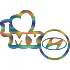 Sticker Hyundai I Love