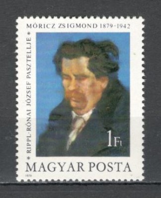 Ungaria.1979 100 ani nastere Z.Moricz:scriitor-Pictura SU.522 foto