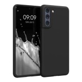 Husa pentru samsung galaxy s21 fe, silicon, negru, 55484.47