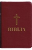 Biblia cu fermoar grena Ed.2025