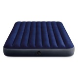 Saltea gonflabila de dormit pentru 2 persoane,albastru,152x25x203 cm