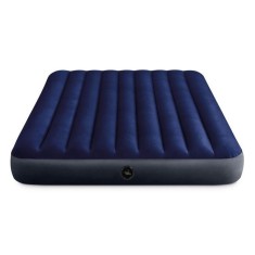 Saltea gonflabila de dormit pentru 2 persoane,albastru,152x25x203 cm