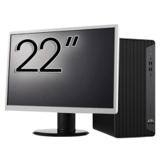 Pachet Calculator Second Hand HP EliteDesk 800 G6 Tower, Intel Core i5-10400F 2.90 - 4.30GHz, 16GB DDR4, Placa Video AMD Radeon R7 430 2GB, 256GB SSD