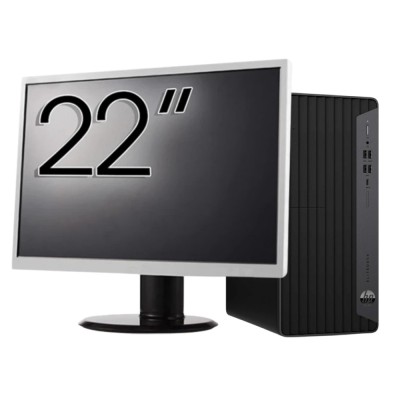 Pachet Calculator Second Hand HP EliteDesk 800 G6 Tower, Intel Core i5-10400F 2.90 - 4.30GHz, 16GB DDR4, Placa Video AMD Radeon R7 430 2GB, 256GB SSD foto