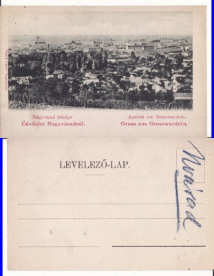 Oradea (Bihor), Nagyvarad -clasica-rara foto
