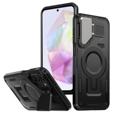 Husa Samsung Galaxy A35 5G protectie camera Techsuit CamVault MagSafe, negru foto