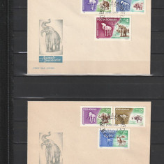 RO - FDC - ANIMALE PREISTORICE ( LP 641 ) 1966 ( 2 DIN 2 )