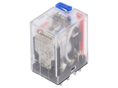 Releu Electromagnetic DPDT 12V 7A foto