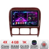 Navigatie Mercedes Clasa S 1998-2005 A-220 4+64 InCell Display 1K Android Waze USB Navigatie Internet Youtube Radio CarStore Technology