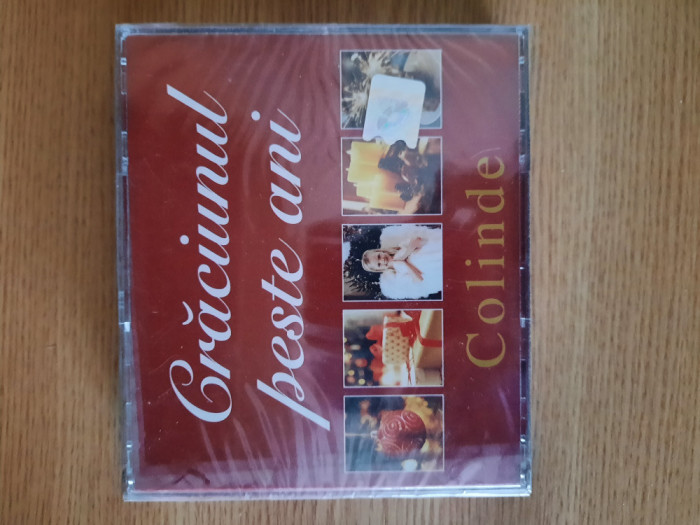 Lot (Sigilat) 4 CD-uri Originale Colectie: CRACIUNUL PESTE ANI. COLINDE