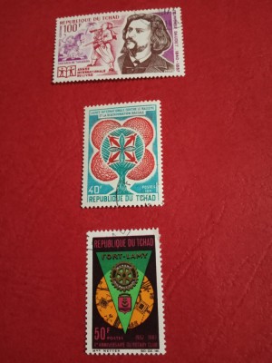 CHAD - 3 SERII COMPLETE ȘTAMPILATE foto