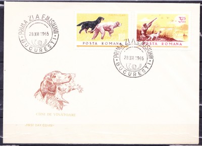 TSV$ - FDC 1965 LP 620 CAINI DE VANATOARE foto