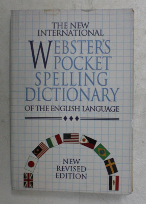 THE NEW INTERNATIONAL , WEBSTER &amp;#039; S POCKET SPELLING DICTIONARY OF THE ENGLISH LANGUAGE , 1997 foto