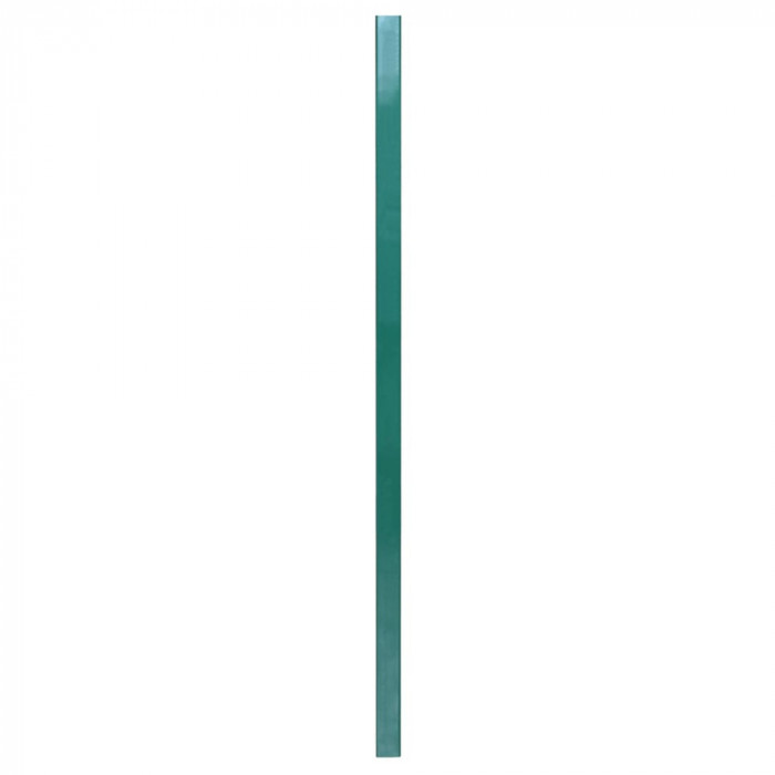vidaXL St&acirc;lpi de gard, 10 buc., verde, 170 cm, oțel galvanizat