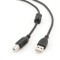 CABLU USB GEMBIRD pt. imprimanta, USB 2.0 (T) la USB 2.0 Type-B (T), 4.5m, premium, conectori auriti, black, &quot;CCF-USB2-AMBM-15&quot; (timbru verde 0.18 lei