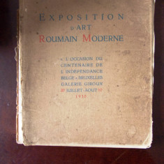 EXPOSITION D'ART ROUMAIN MODERNE- 1930, r4b