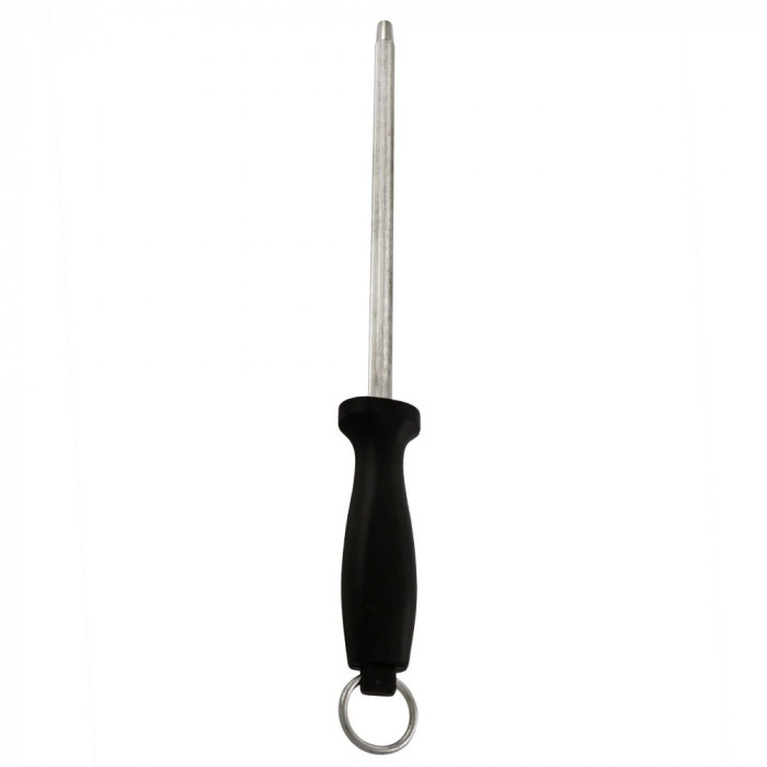 Ascutitor cutite inox, 31 cm, Negru/Argintiu