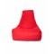 Fotoliu tip para, Big Bean Bag, textil umplut cu perle polistiren, rosu