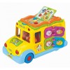 Autobuz scolar cu sunete si lumini, Hola Toys